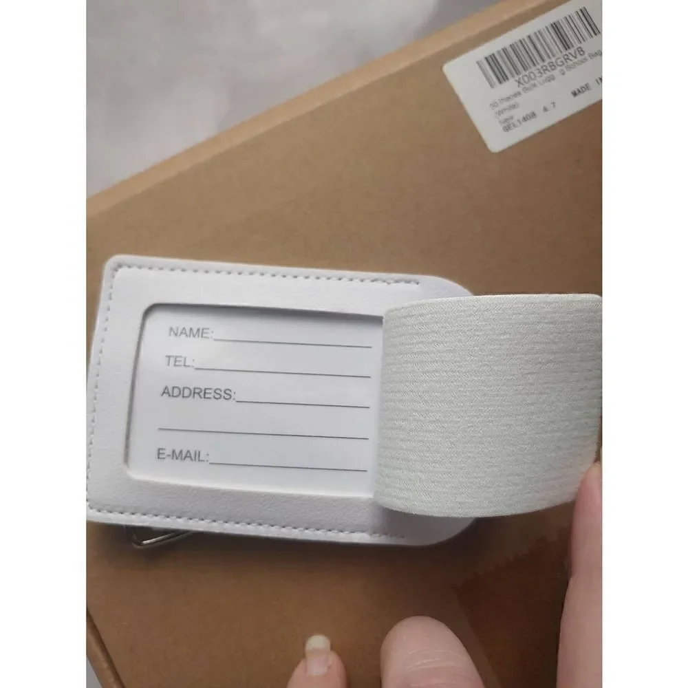 50 Pieces White Luggage Tags